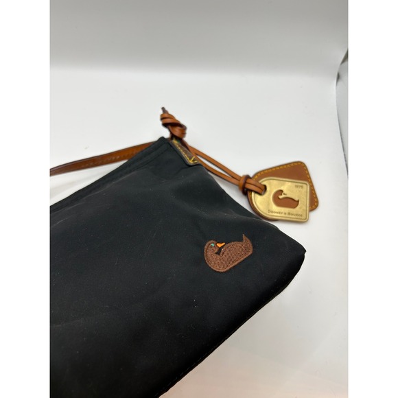 Vintage Dooney & Bourke Nylon Crossbody Black Purse Y2K 90s - Picture 10 of 16